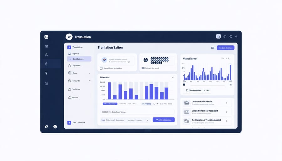 Translation management software tools and interfaces for content localization