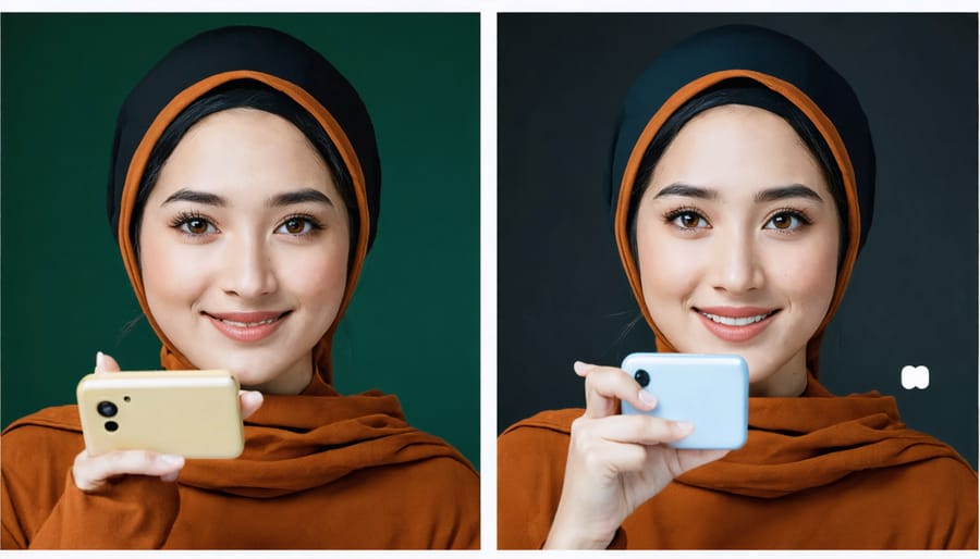 Side-by-side comparison of culturally adapted marketing materials for global markets