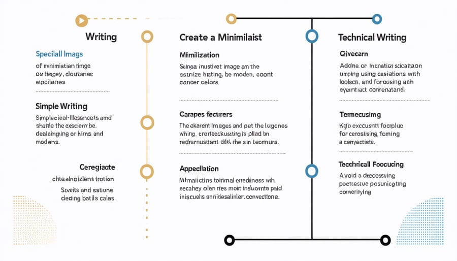 Career path diagram showing progression from junior to senior technical writer roles