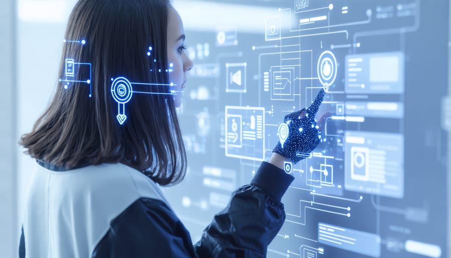 Writer customizing AI writing assistance settings through a visual interface