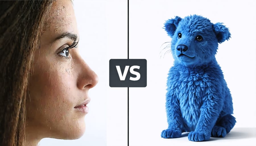 Comparison of secure and vulnerable freelance writer profiles