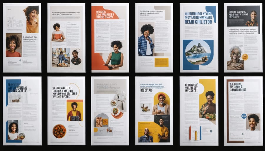 Collection of published writing samples showing respectful integration of cultural terms and concepts