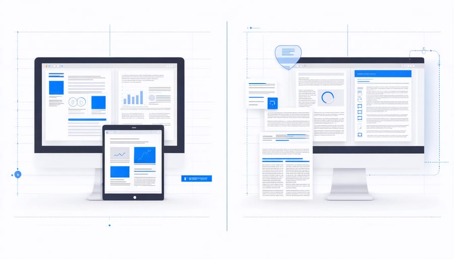 Comparison of complex technical text transformed into user-friendly documentation