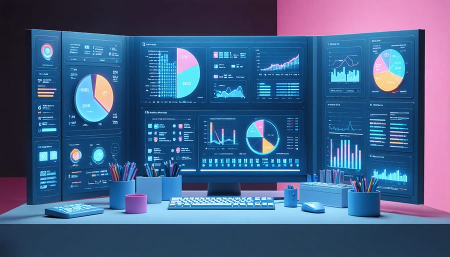 Interactive AI project management dashboard for freelance writers