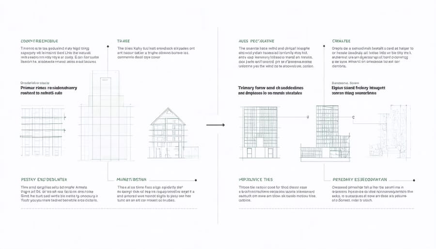 Infographic showing connections between residential ties such as home, family, and property that affect tax residency status